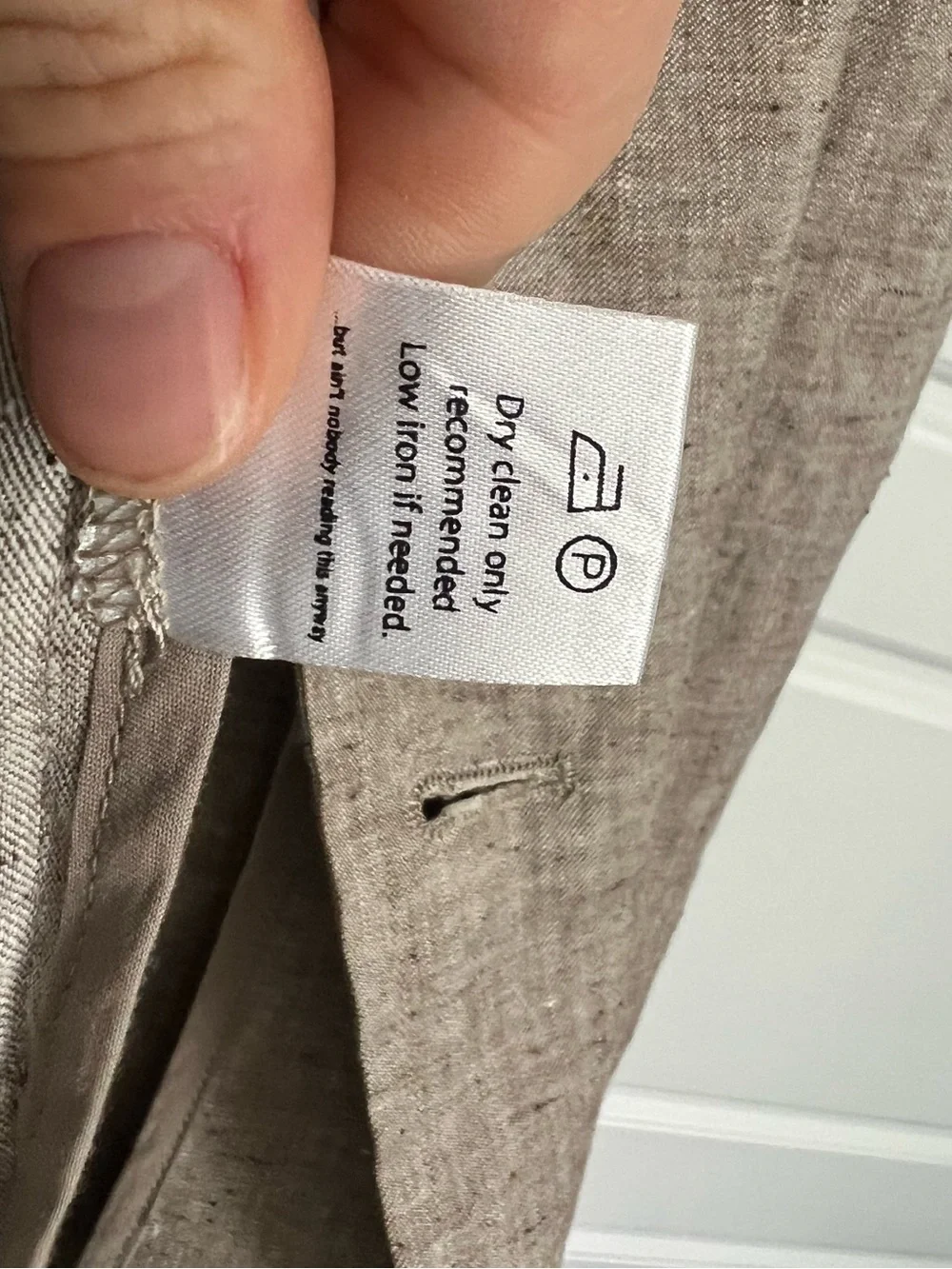 Corridor NYC Beige Linen-blend Blazer medium